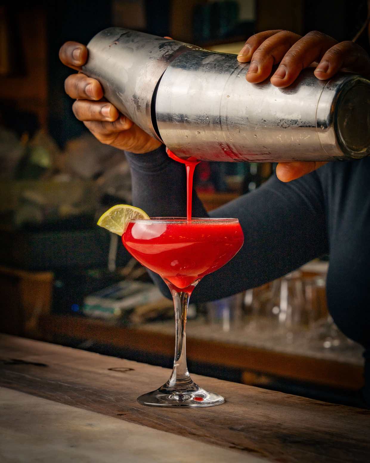 Champagne celebration