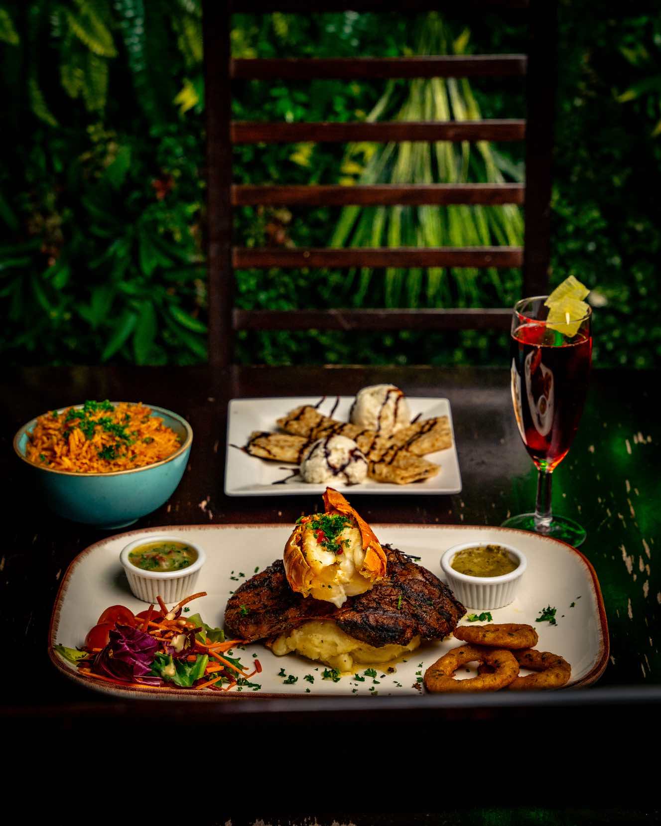 Shisha and cocktails