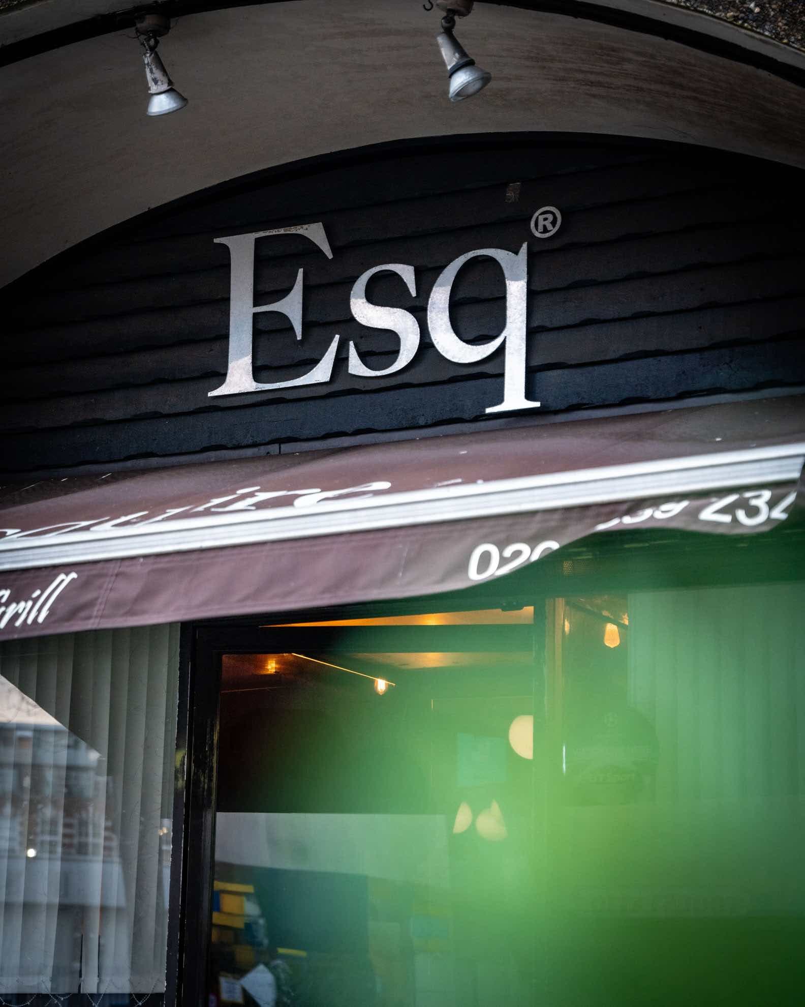 ESQ lounge bar setup