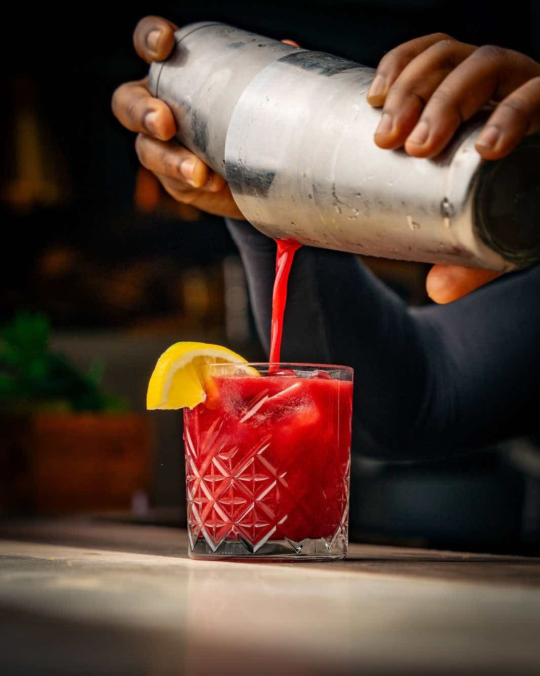 Sunset cocktail