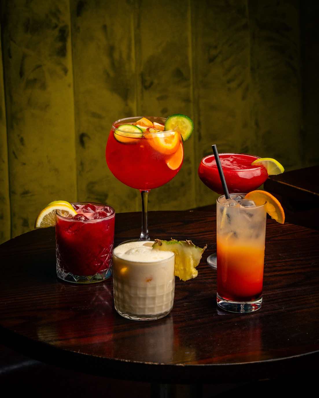 Layered cocktail