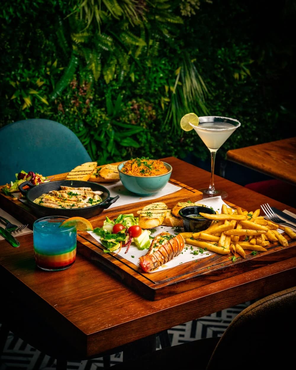 A dining table at ESQ