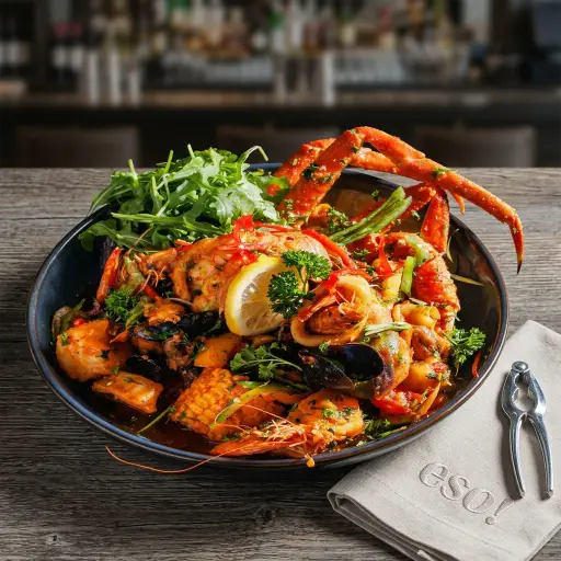 Signature seafood selection at ESQ Grill